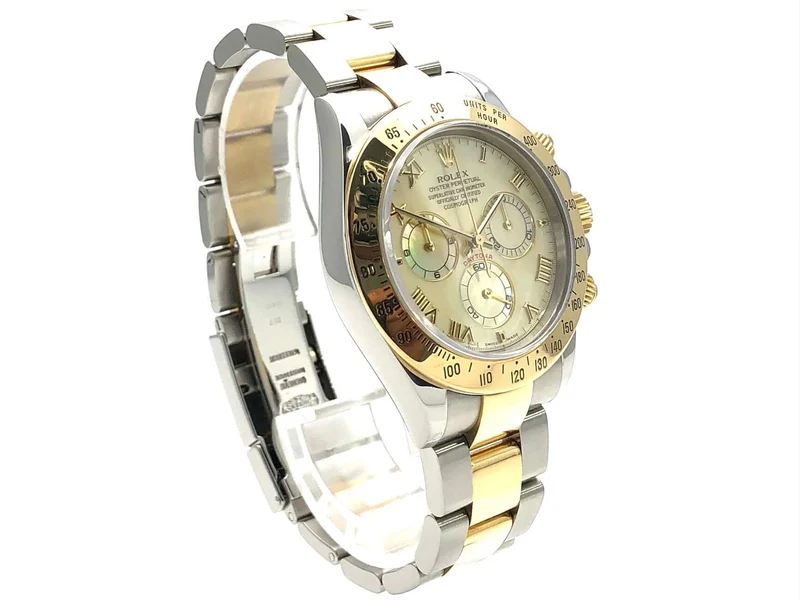 Rolex Daytona Cosmograph 116523 Perlmutt Römisch P-Serie