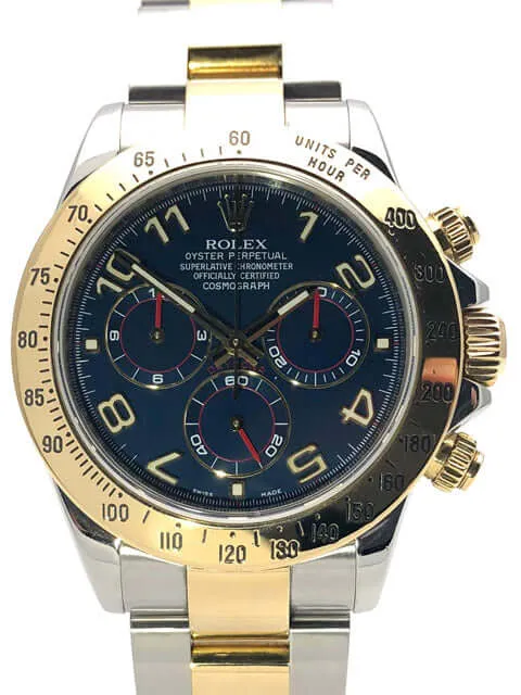 Rolex Daytona Cosmograph 116523 Blau Arabisch aus 2008