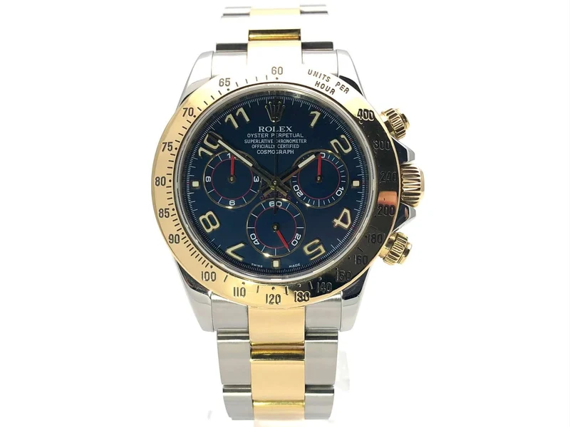 Rolex Daytona Cosmograph 116523 Blau Arabisch aus 2008