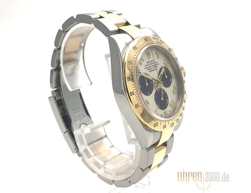 Rolex Daytona Cosmograph 116523 Weiß Schwarz Arabisch aus 2008 LC100