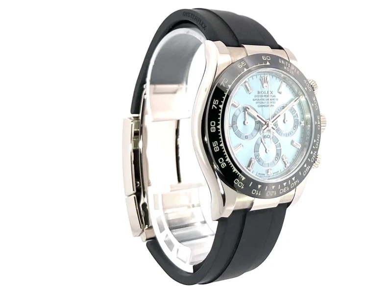 Rolex Daytona 116519LN Weißgold Oysterflex Eisblau Diamant