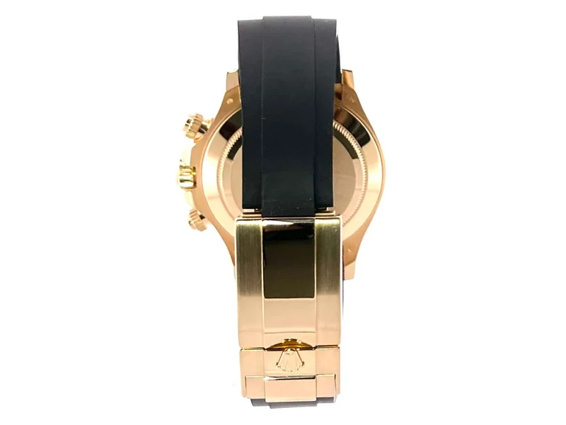 Rolex Daytona 116518LN Gelbgold Oysterflex Schwarz Champagner
