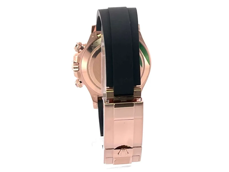 Rolex Daytona 116515LN Everose-Gold Oysterflex Schwarz