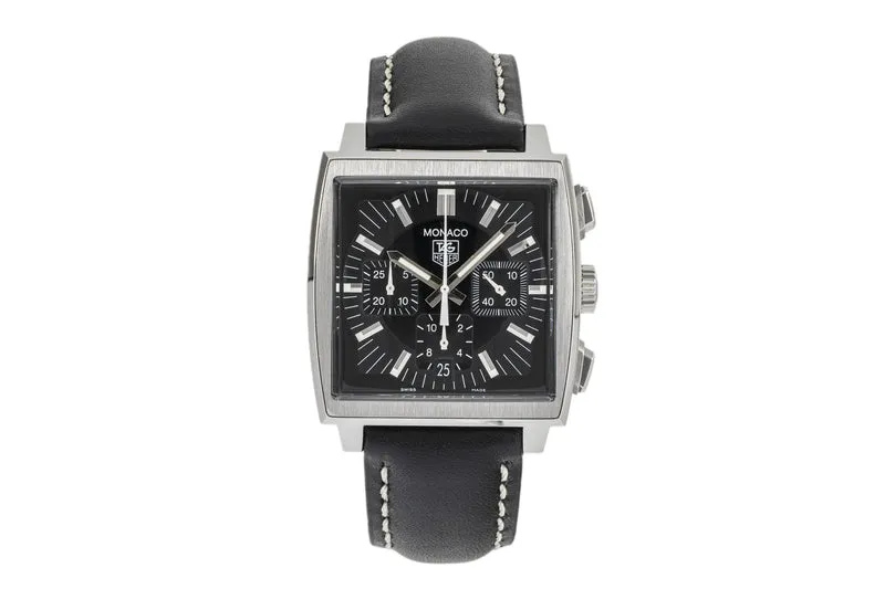 Tag Heuer Monaco chronograph steel automatic men's watch CW2111-0 LP: 6850EUR [2301387]