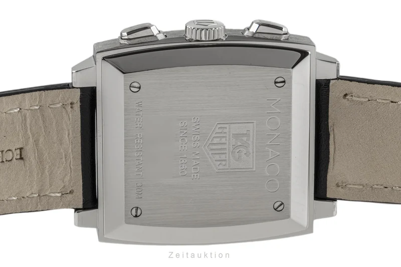Tag Heuer Monaco chronograph steel automatic men's watch CW2111-0 LP: 6850EUR [2301387]