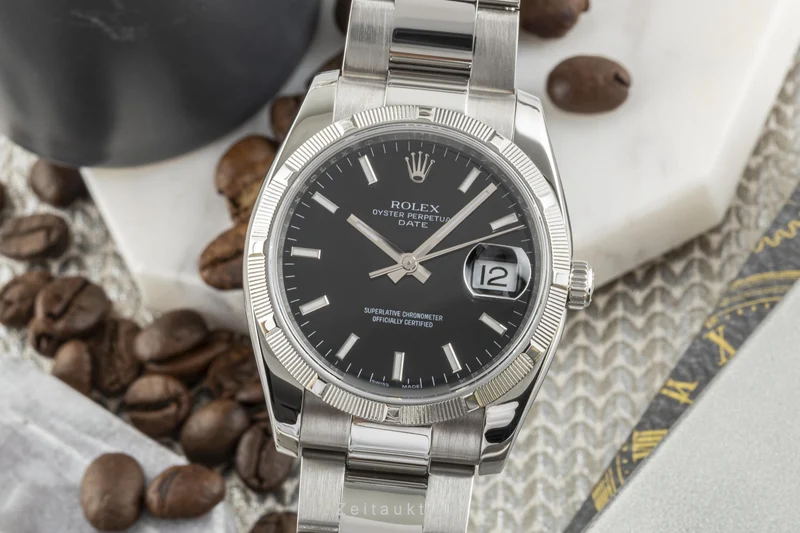 Rolex Date steel automatic men's watch 115210 [2301344]