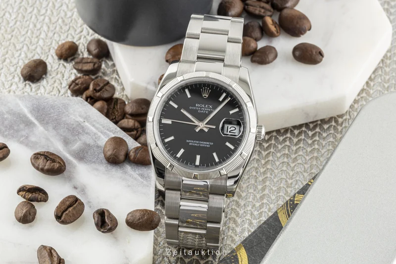 Rolex Date steel automatic men's watch 115210 [2301344]