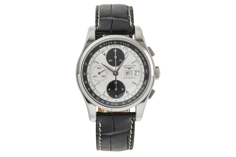 Longines Heritage chronograph steel automatic men's watch L2.747.4 [2301298]