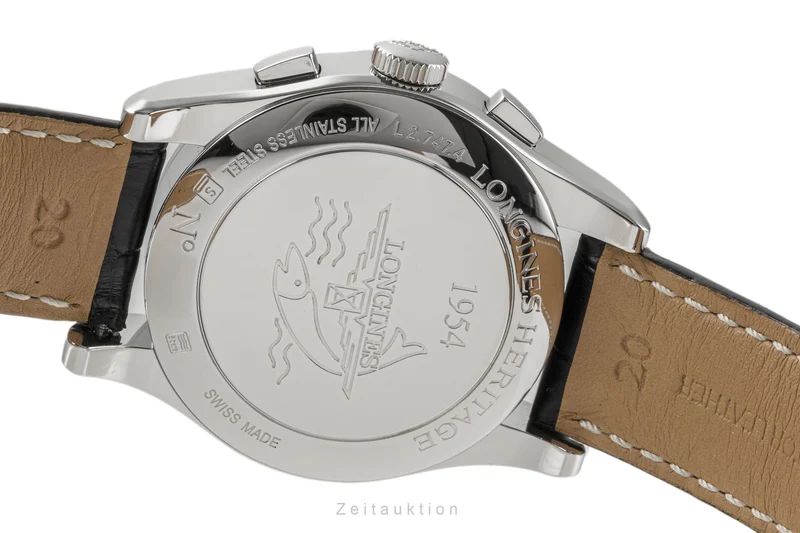 Longines Heritage chronograph steel automatic men's watch L2.747.4 [2301298]