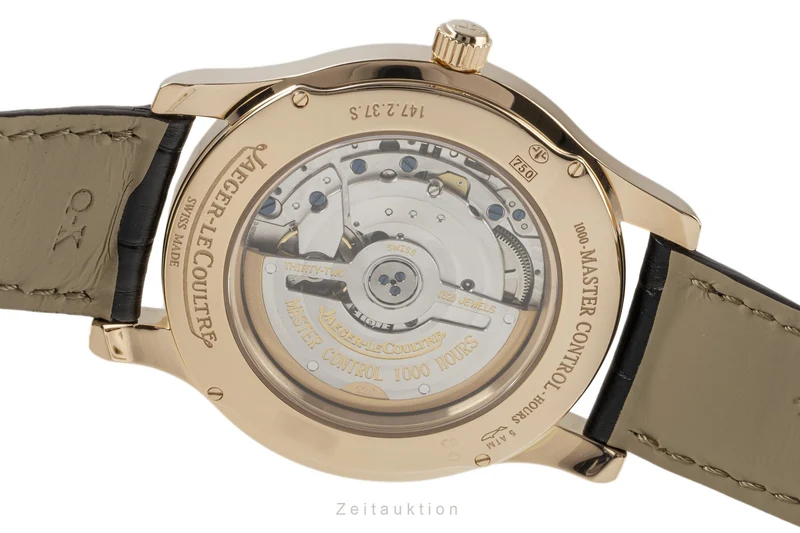 Jaeger LeCoultre Master Control 18 ct red gold automatic men's watch Q1392420, 147.2.37.S [2301297]