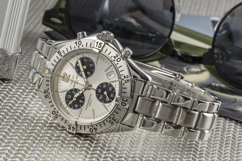 Breitling Colt chronograph steel quartz men's watch A53035 [2301280]