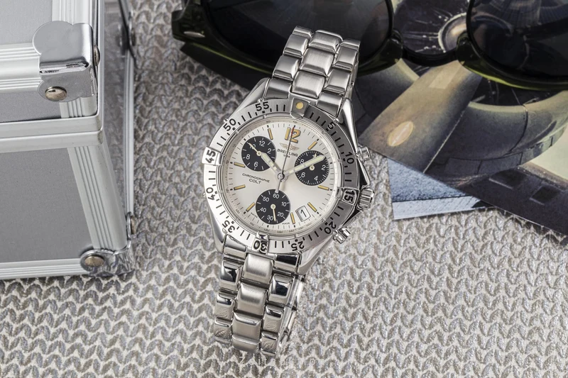 Breitling Colt chronograph steel quartz men's watch A53035 [2301280]