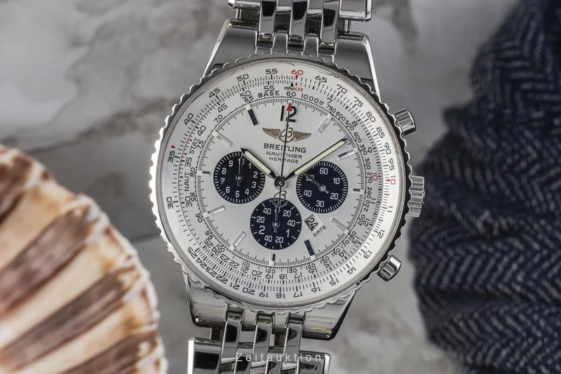 Breitling Navitimer Heritage chronograph steel automatic men's watch A35350 [2301261]