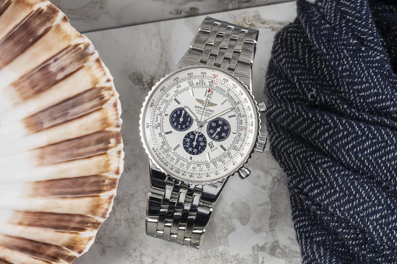 Breitling Navitimer Heritage chronograph steel automatic men's watch A35350 [2301261]