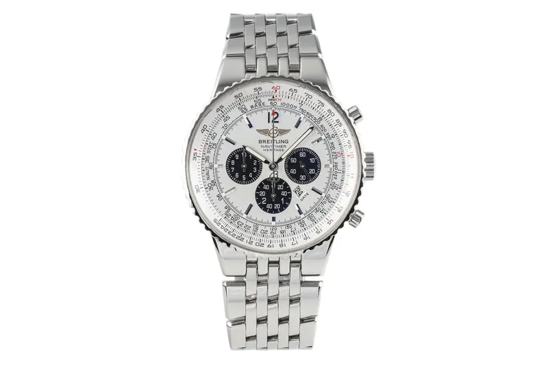 Breitling Navitimer Heritage chronograph steel automatic men's watch A35350 [2301261]
