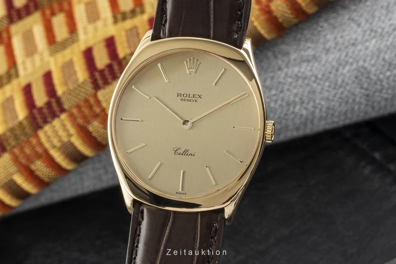 Rolex Cellini 18 ct gold manual winding men's watch 4133/8 [2301259]