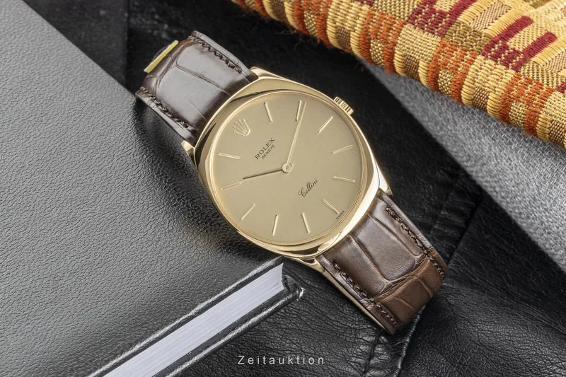 Rolex Cellini 18 ct gold manual winding men's watch 4133/8 [2301259]