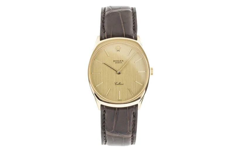Rolex Cellini 18 ct gold manual winding men's watch 4133/8 [2301259]