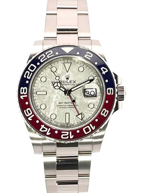 Rolex GMT Master II Weißgold 126719BLRO Meteorit
