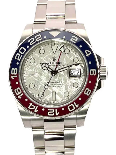 Rolex GMT Master II Weißgold 126719BLRO Meteorit