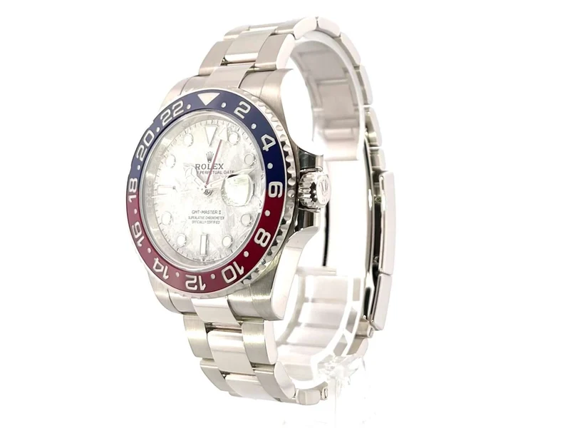 Rolex GMT Master II Weißgold 126719BLRO Meteorit