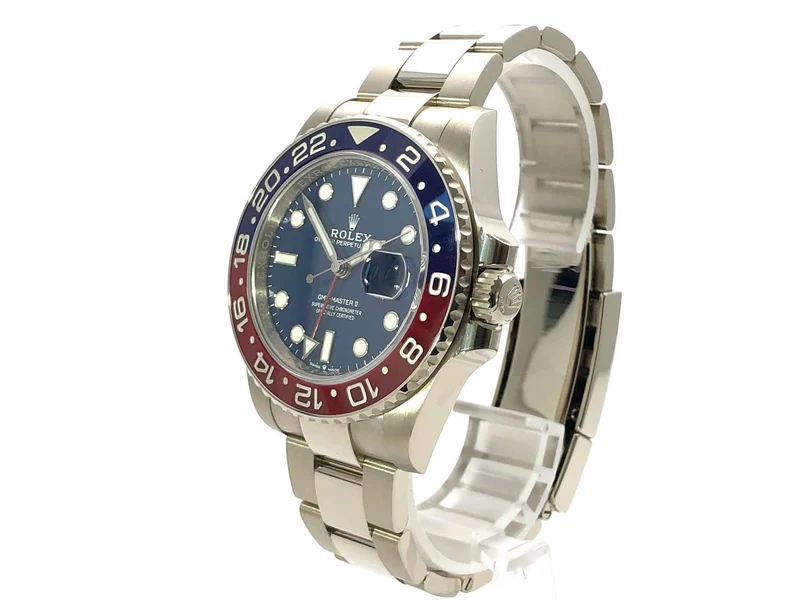 Rolex GMT Master II Weißgold 126719BLRO Blau ungetragen 2020