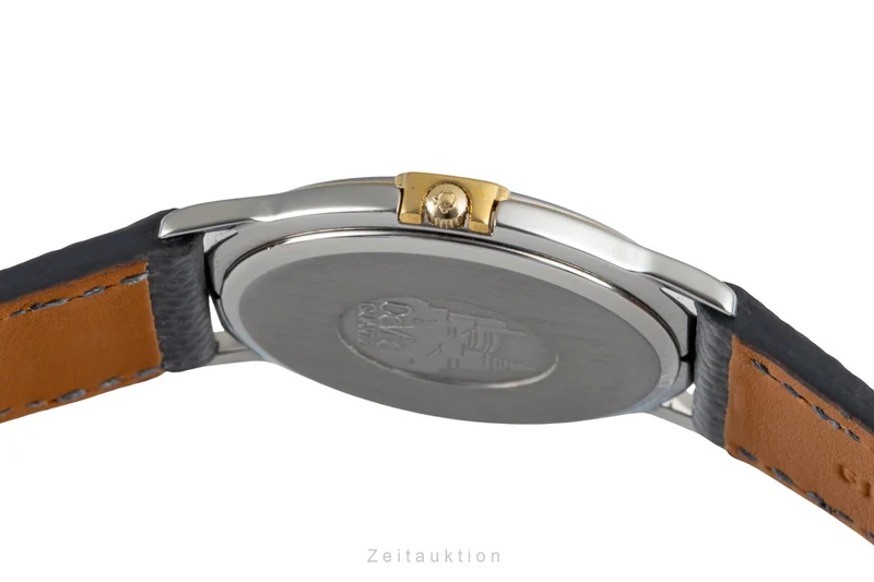 Omega De Ville steel / gold quartz unisex 196.0308 Vintage [2507256]