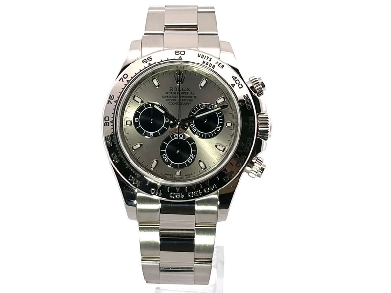 Rolex Cosmograph Daytona Weißgold 116509 Grau aus 2017