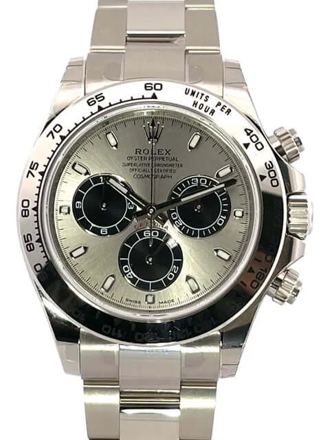Rolex Cosmograph Daytona Weißgold 116509 Grau verklebt 2021