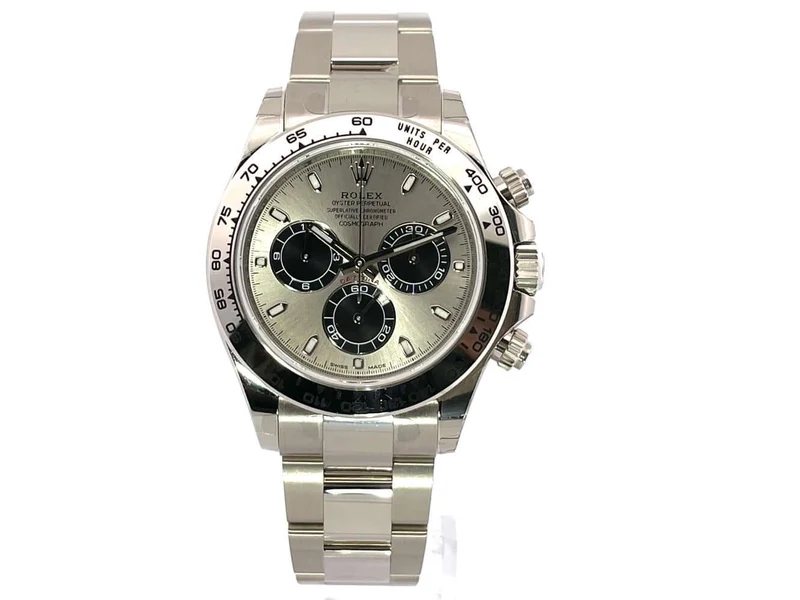Rolex Cosmograph Daytona Weißgold 116509 Grau verklebt 2021