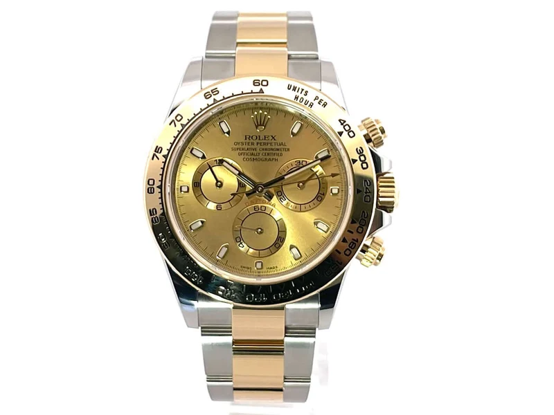 Rolex Daytona Edelstahl - Gelbgold 116503 Champagner aus 2018