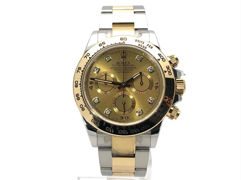 Rolex Daytona Edelstahl - Gelbgold 116503 Champagner Diamant 2020 ungetragen