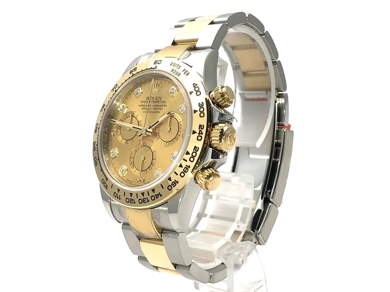 Rolex Daytona Edelstahl - Gelbgold 116503 Champagner Diamant 2020 ungetragen
