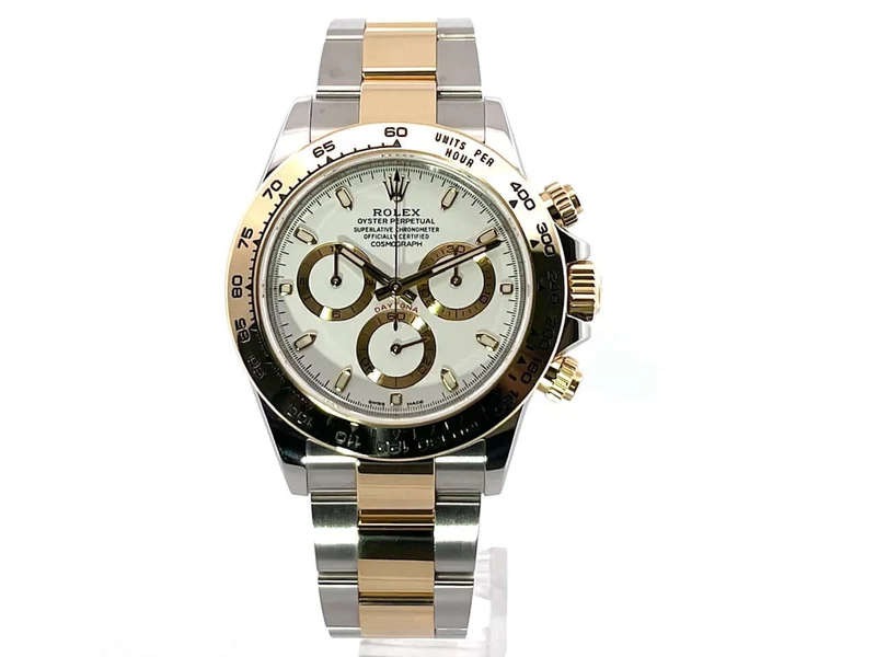 Rolex Daytona Edelstahl - Gelbgold 116503 Weiss aus 2017