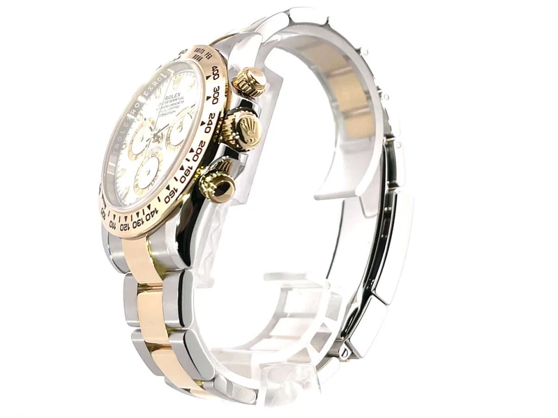 Rolex Daytona Edelstahl - Gelbgold 116503 Weiss aus 2017
