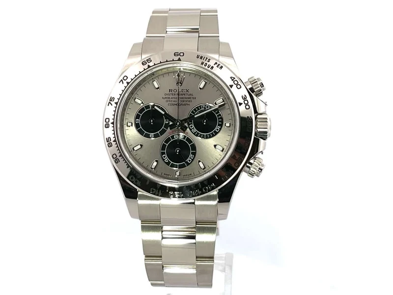 Rolex Cosmograph Daytona Weißgold 116509 Grau ungetragen 2020