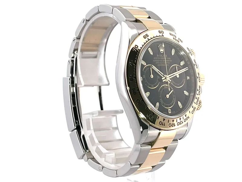 Rolex Daytona Edelstahl Gelbgold 116503 Schwarz aus 2018