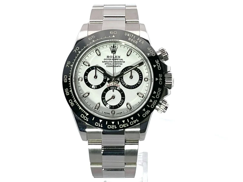 Rolex Daytona Edelstahl 116500LN Weiß aus 2019