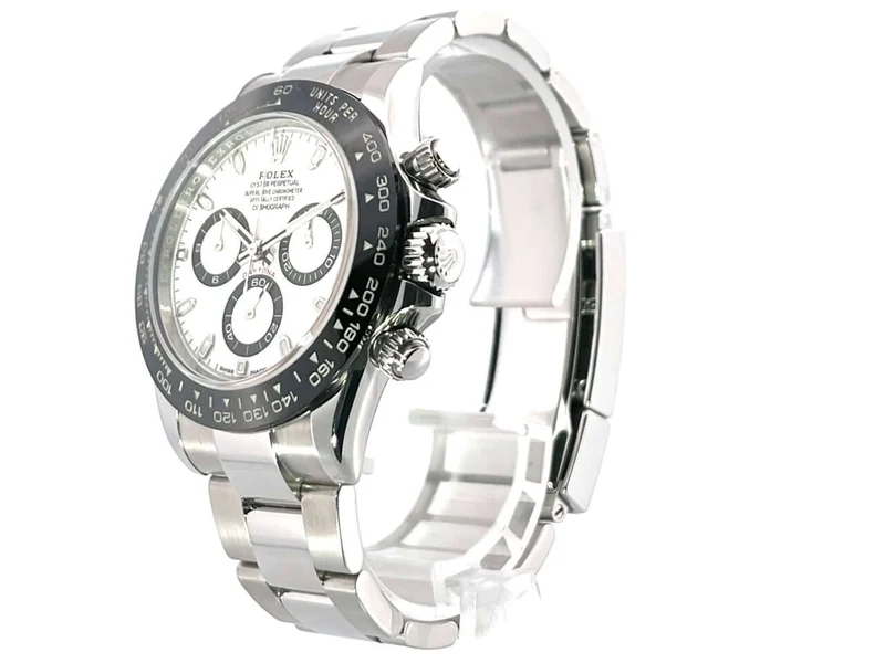 Rolex Daytona Edelstahl 116500LN Weiß aus 2019