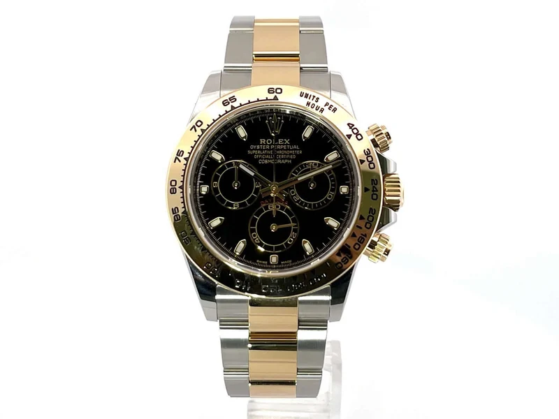 Rolex Daytona Edelstahl Gelbgold 116503 Schwarz aus 2020
