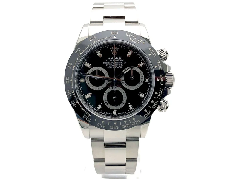 Rolex Daytona Edelstahl 116500LN Schwarz aus 2017