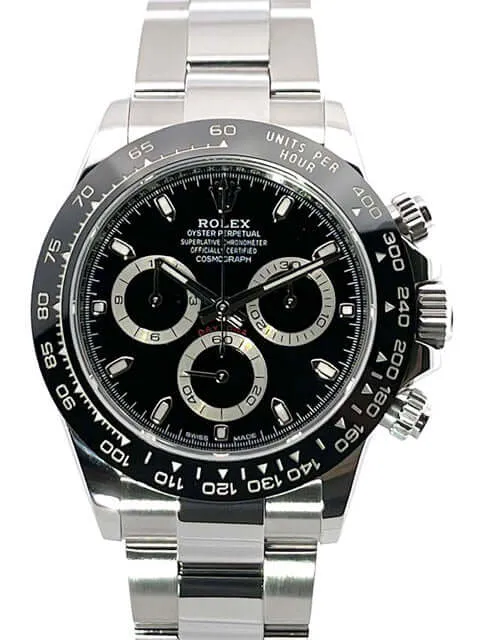 Rolex Daytona Edelstahl 116500LN Schwarz aus 2019