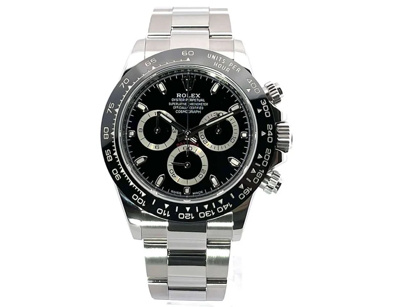 Rolex Daytona Edelstahl 116500LN Schwarz aus 2019
