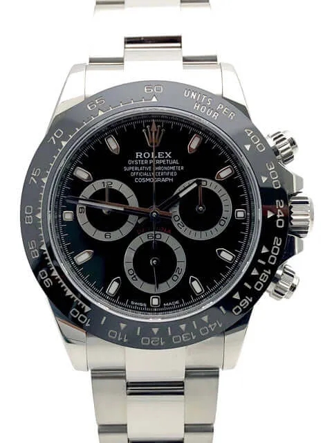 Rolex Daytona Edelstahl 116500LN Schwarz aus 2018