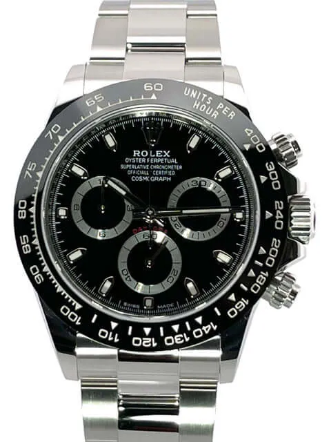 Rolex Daytona Edelstahl 116500LN Schwarz 12-2020 ungetragen