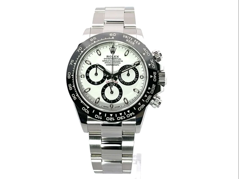 Rolex Daytona Edelstahl 116500LN Weiß aus 2019