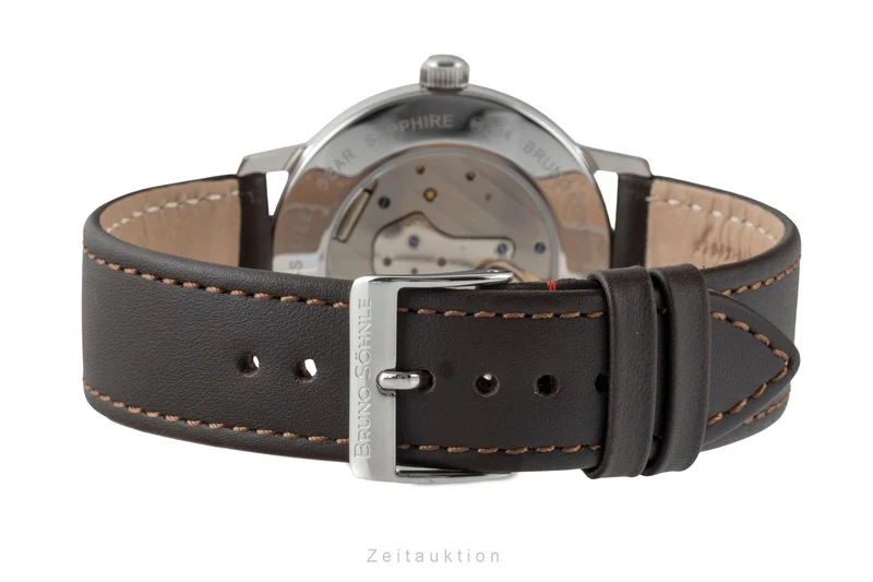 Bruno Söhnle Glashütte Bergamo Big steel quartz men's watch 17-13234-331 [2601715]