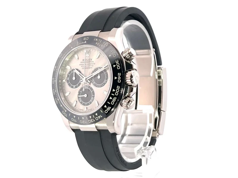 Rolex Daytona 116519LN Weißgold Oysterflex Grau