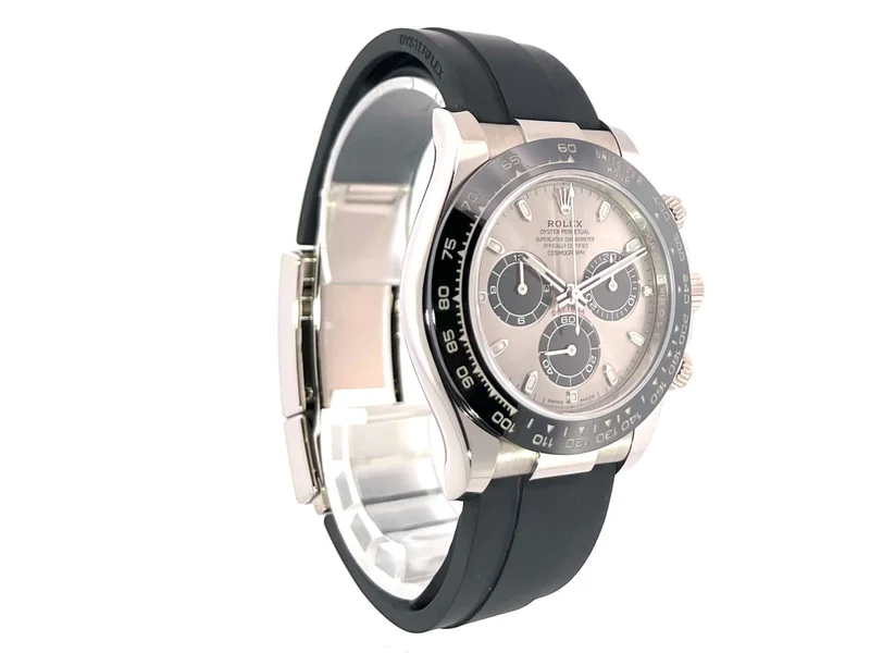 Rolex Daytona 116519LN Weißgold Oysterflex Grau