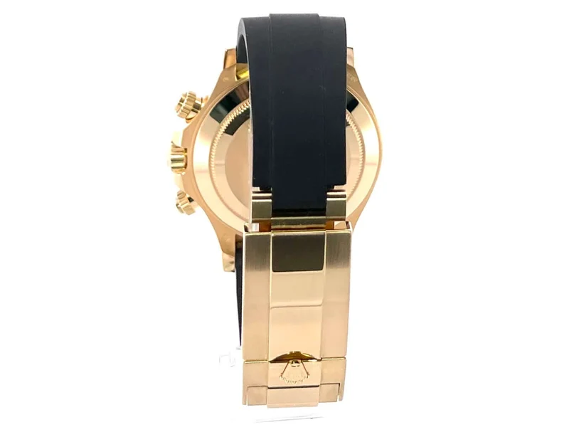 Rolex Daytona 116518LN Gelbgold Oysterflex Schwarz Champagner